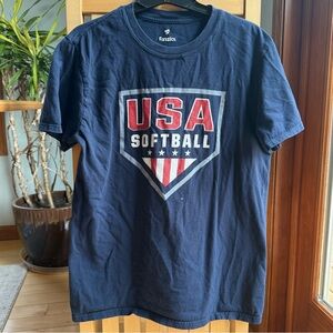 Fanatics USA Softball Navy T-Shirt